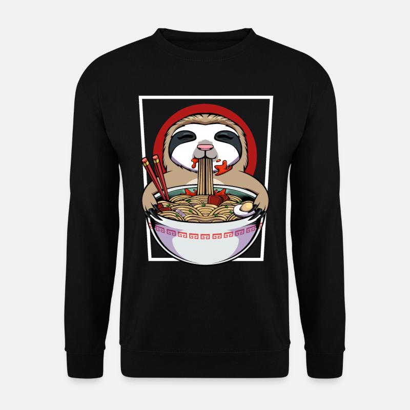 sloth - Unisex Sweatshirt - black