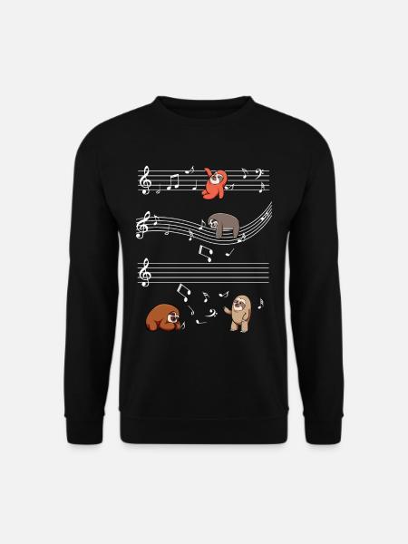 sloth - Unisex Sweatshirt - black