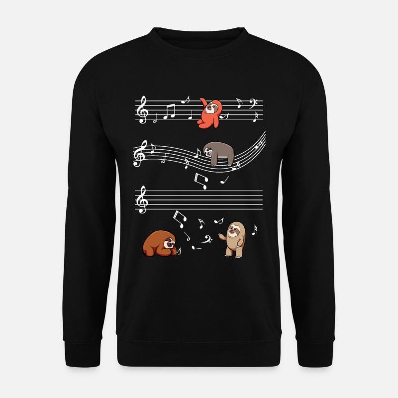 sloth - Unisex Sweatshirt - black