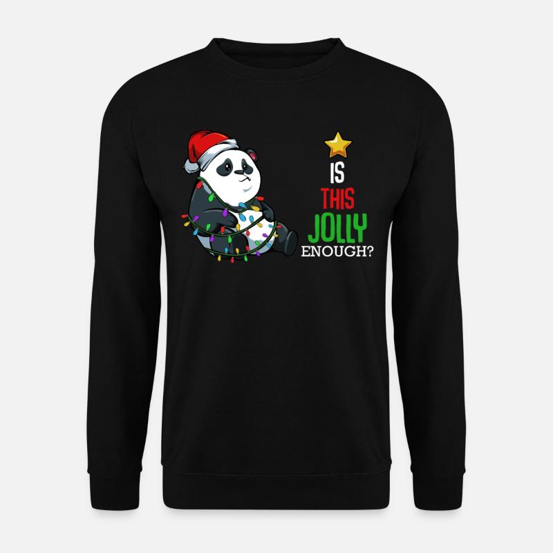 panda - Unisex Sweatshirt - black