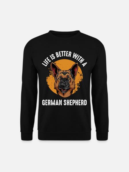 German shepherd - Unisex Sweatshirt - black