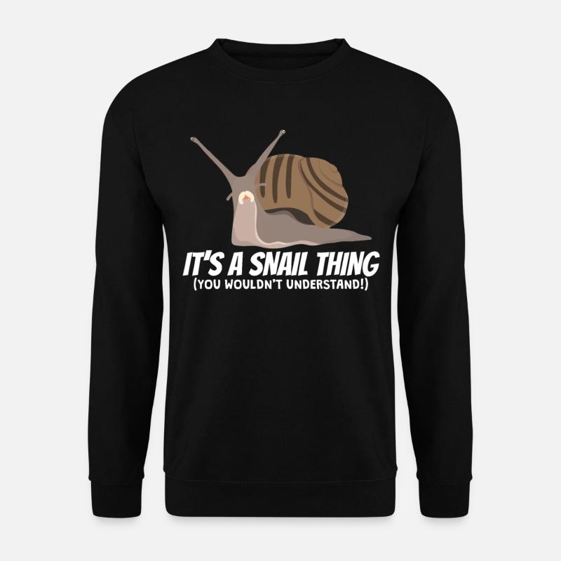 C'est un cadeau d'escargot - Sweat-shirt Unisexe - noir