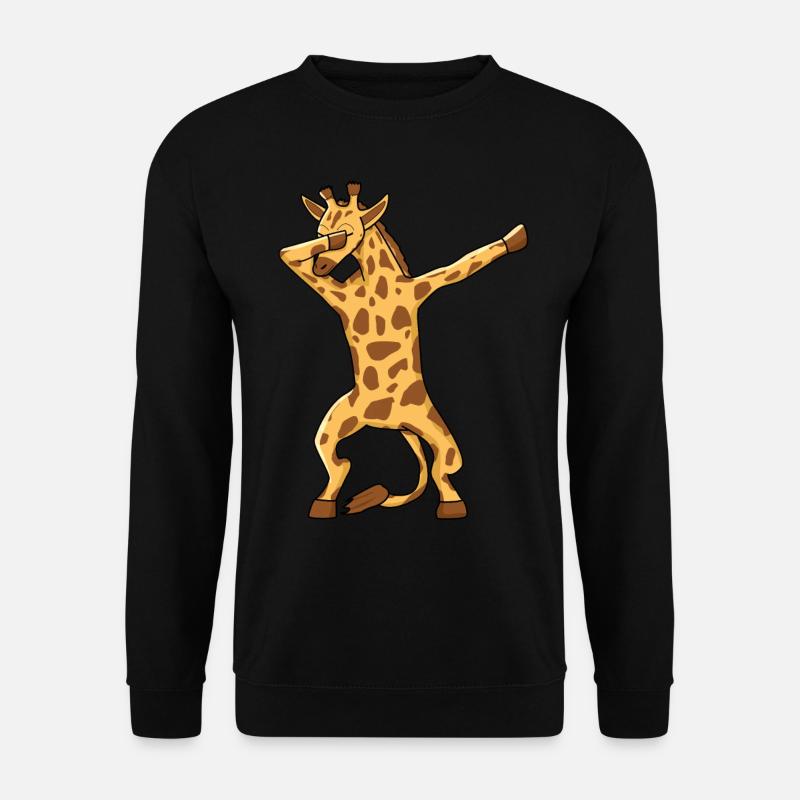 Dabbing Giraffe Dab Dance Dancing - Unisex Sweatshirt - black