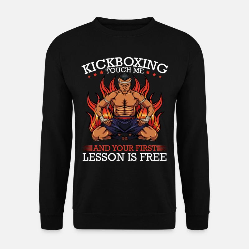 Kickboxing - Unisex Pullover - Schwarz
