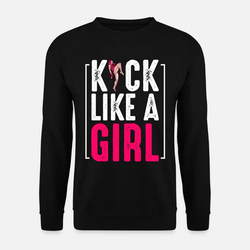 Kickboxing - Unisex Pullover - Schwarz