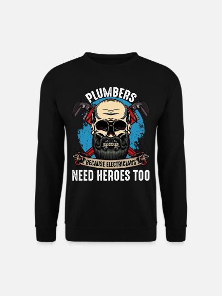 plumber - Unisex Sweatshirt - black