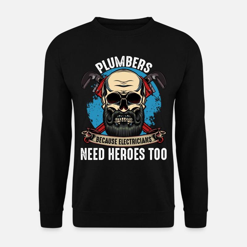 plumber - Unisex Sweatshirt - black