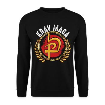 Krav Maga - Unisex Pullover - Schwarz - Vorne - Alina (178cm) & Michal (187cm)