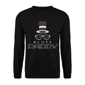 poker - Unisex Sweatshirt - black - Front - Alina (178cm) & Michal (187cm)