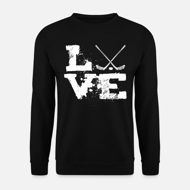Eishockey - Unisex Pullover - Schwarz