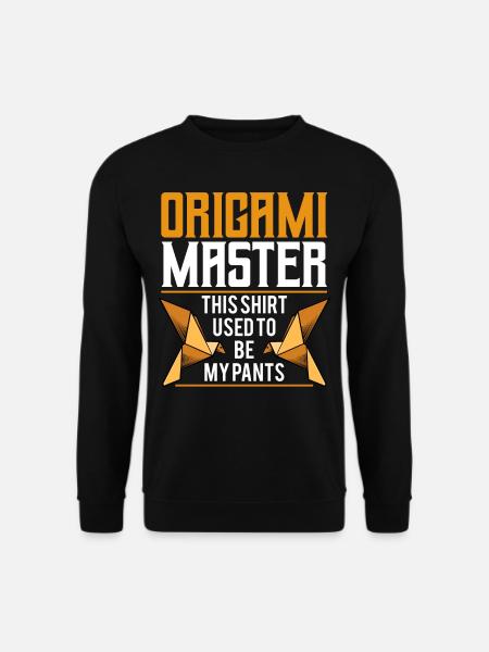 origami - Unisex Sweatshirt - black