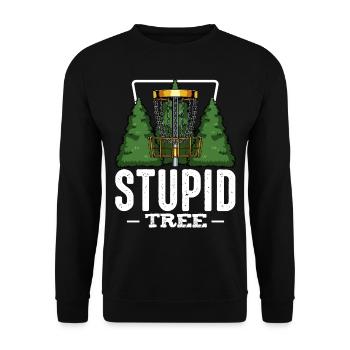 Frisbee - Unisex Sweatshirt - black - Front - Alina (178cm) & Michal (187cm)
