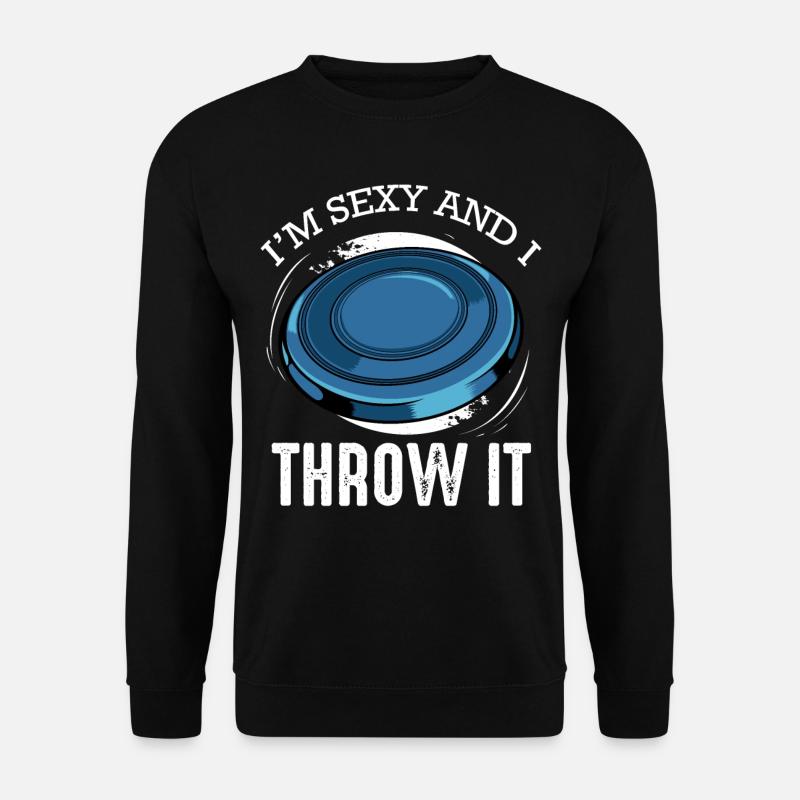 frisbee - Sweat-shirt Unisexe - noir