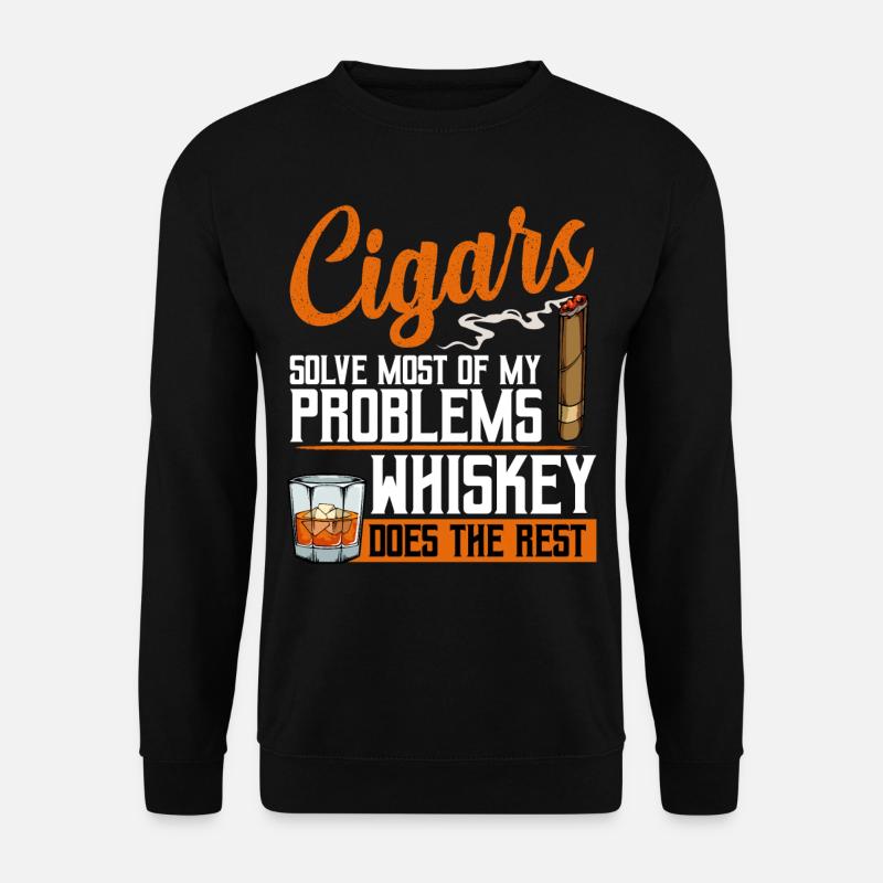 cigar - Unisex Sweatshirt - black