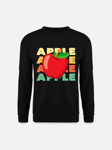 pomme - Sweat-shirt Unisexe - noir