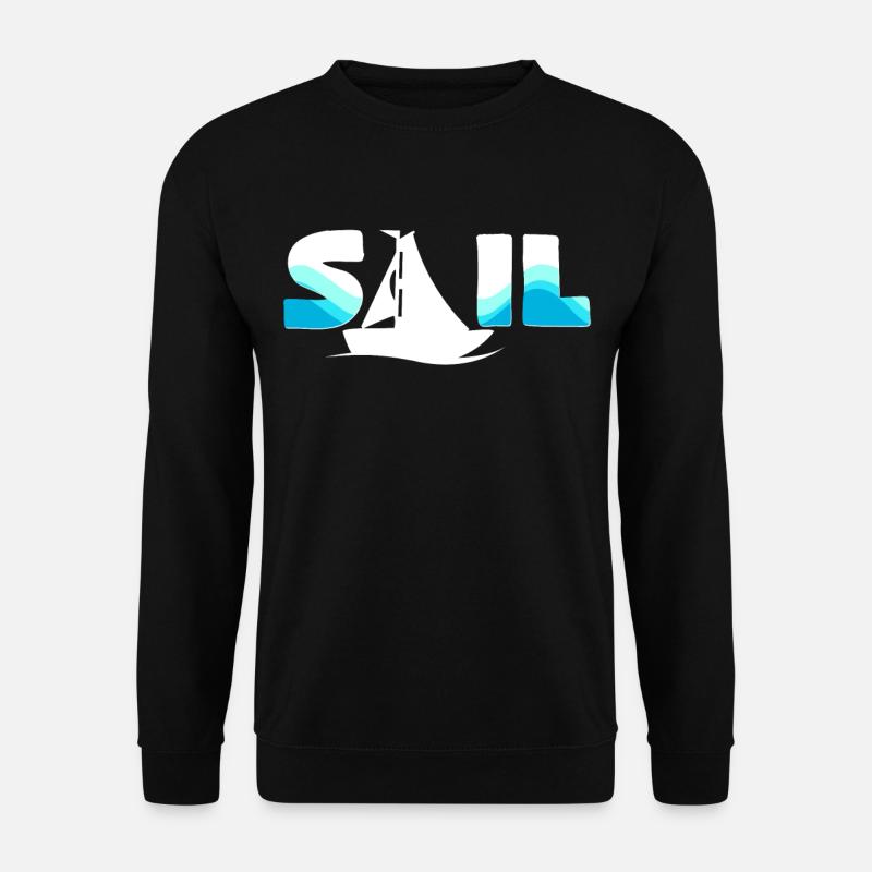 Segeln - Unisex Pullover - Schwarz