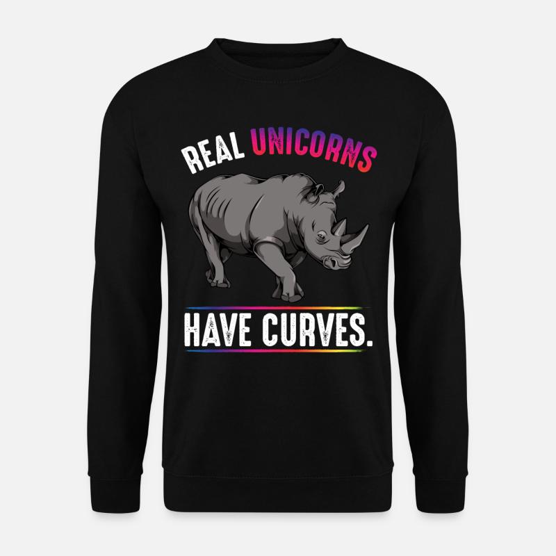 Nashörner - Unisex Pullover - Schwarz