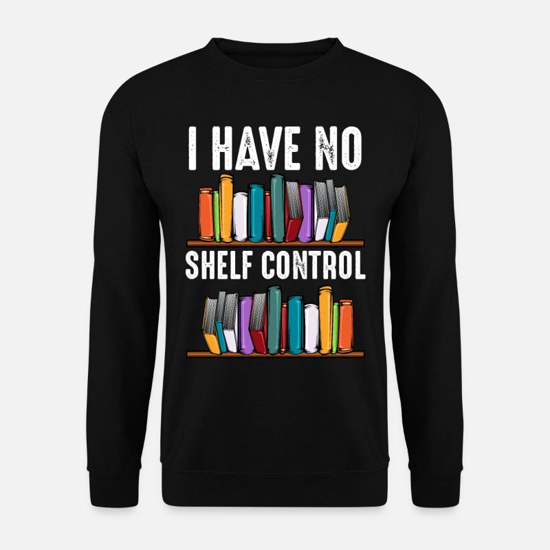 Bücher Lesen - Unisex Pullover - Schwarz