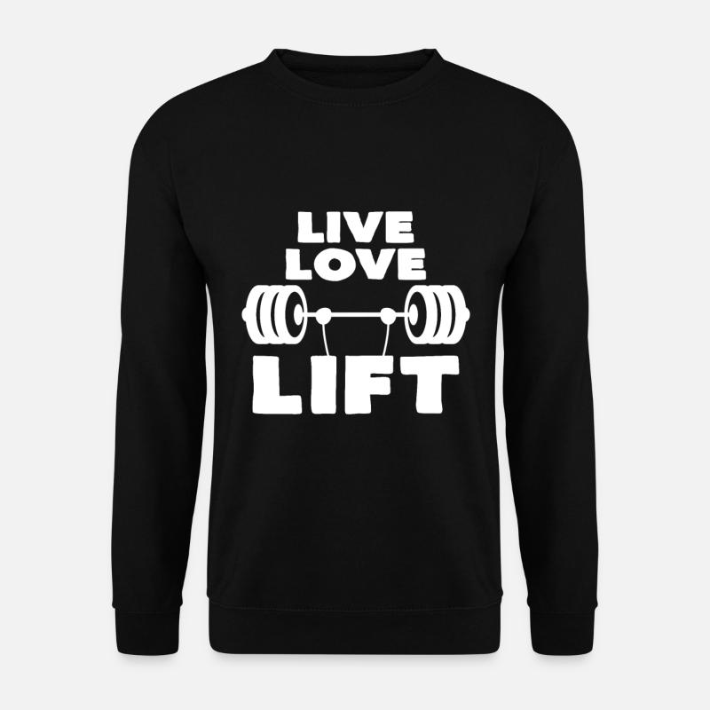 dumbbell - Unisex Sweatshirt - black