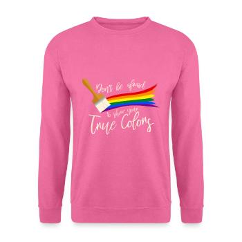 Gay Pride - Sweat-shirt Unisexe - rose - Devant