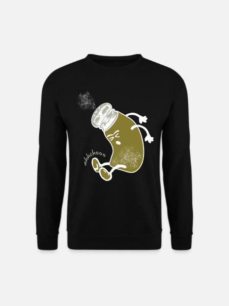 Sneezing pepper shaker - Unisex Sweatshirt - black