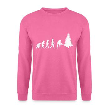 Baumfäller Motorsäge Kettensäge Evolution - Unisex Pullover - Pink - Vorne