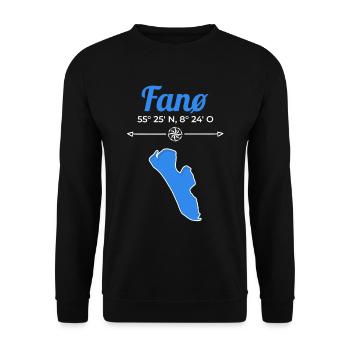 Fanö Danemark coordonne ses vacances - Sweat-shirt Unisexe - noir - Devant - Alina (178cm) & Michal (187cm)