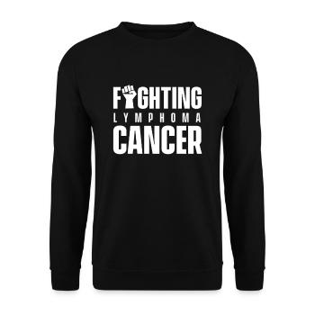 Lutte contre le cancer des ganglions lymphatiques lymphome - Sweat-shirt Unisexe - noir - Devant - Alina (178cm) & Michal (187cm)