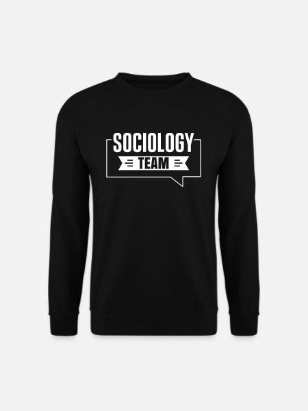 Soziologie Team Wissenschaften Soziologe Sozial - Unisex Pullover - Schwarz