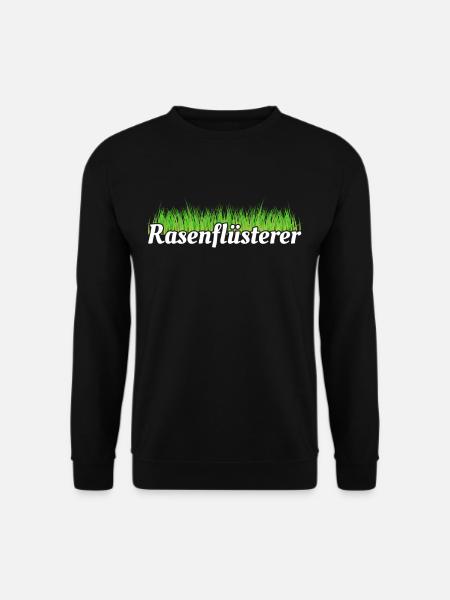 Rasenmäher Gärtner Gärtnerei Gartenarbeit - Unisex Pullover - Schwarz