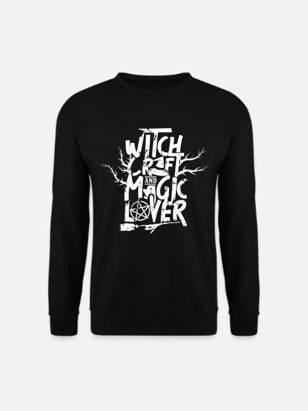 Hexerei und magie Liebhaber Hexe Zauberkraft - Unisex Pullover - Schwarz