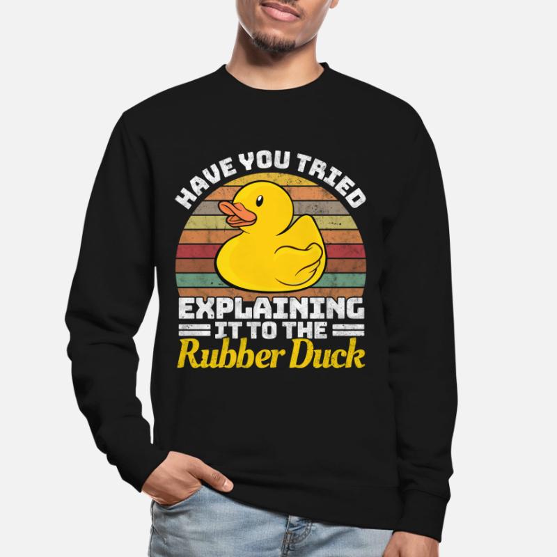 Programmeur Programmation Canard Caoutchouc Canard Sweat-shirt Unisexe