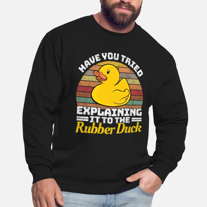 Programmeur Programmation Canard Caoutchouc Canard Sweat-shirt Unisexe