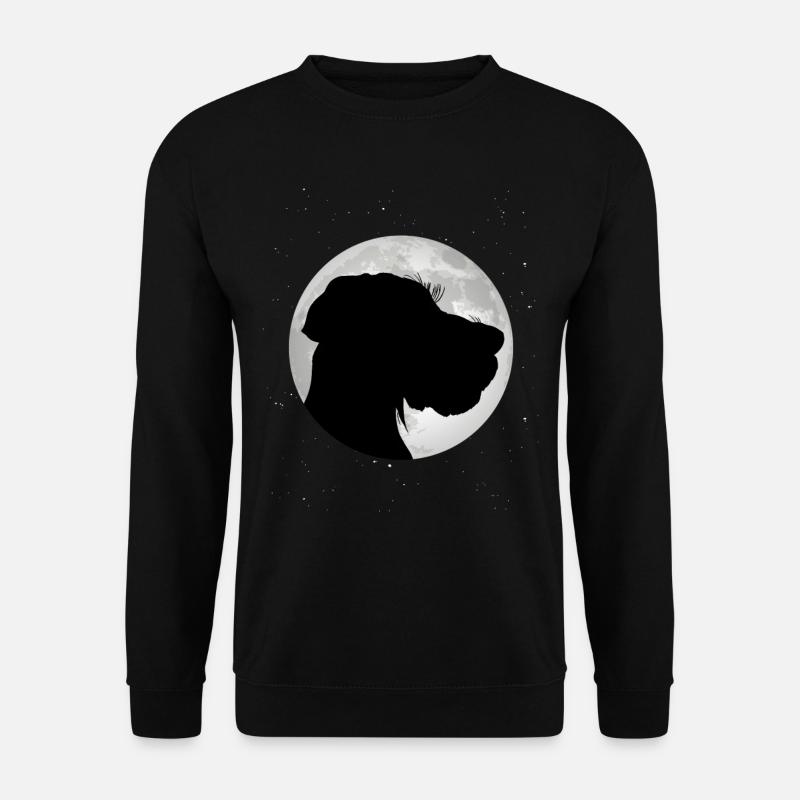 Deutsch Drahthaar Mond Jagdhund Hunde - Unisex Pullover - Schwarz