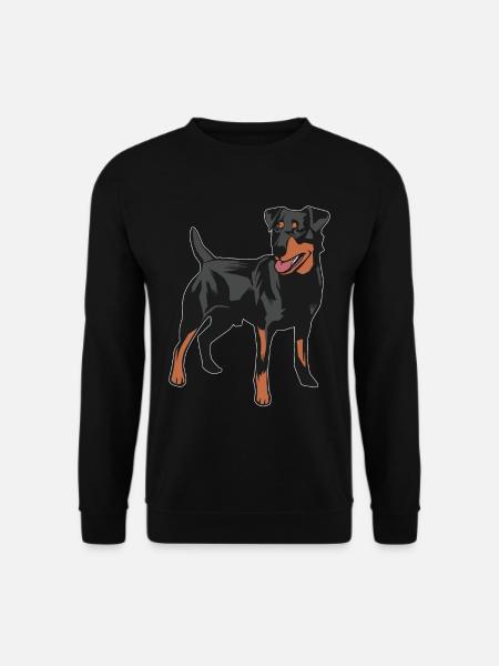 Deutscher Jagdterrier Jagdhund Hunde Geschenk - Unisex Pullover - Schwarz