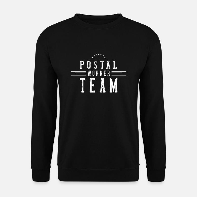 Postbote Post Briefträger Zusteller Postarbeiter - Unisex Pullover - Schwarz