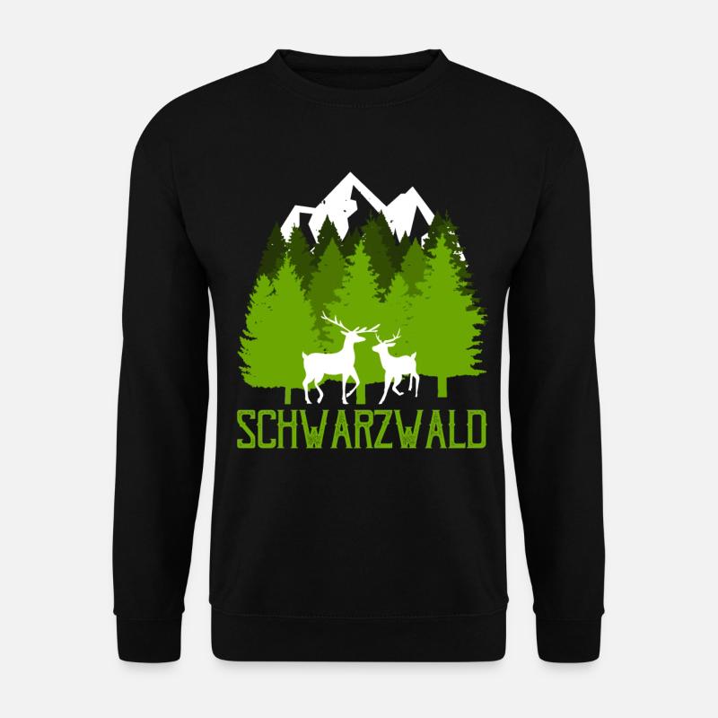 Schwarzwald Spruch Schwarzländer Bollenhut - Unisex Pullover - Schwarz