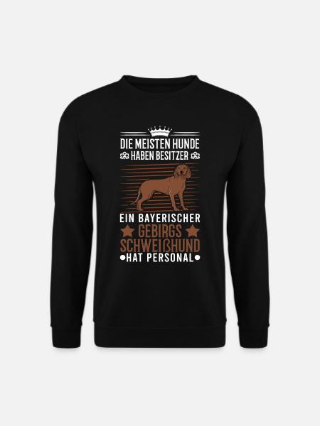 Bayerischer Gebirgsschweisshund BGS Jagdhund - Unisex Pullover - Schwarz