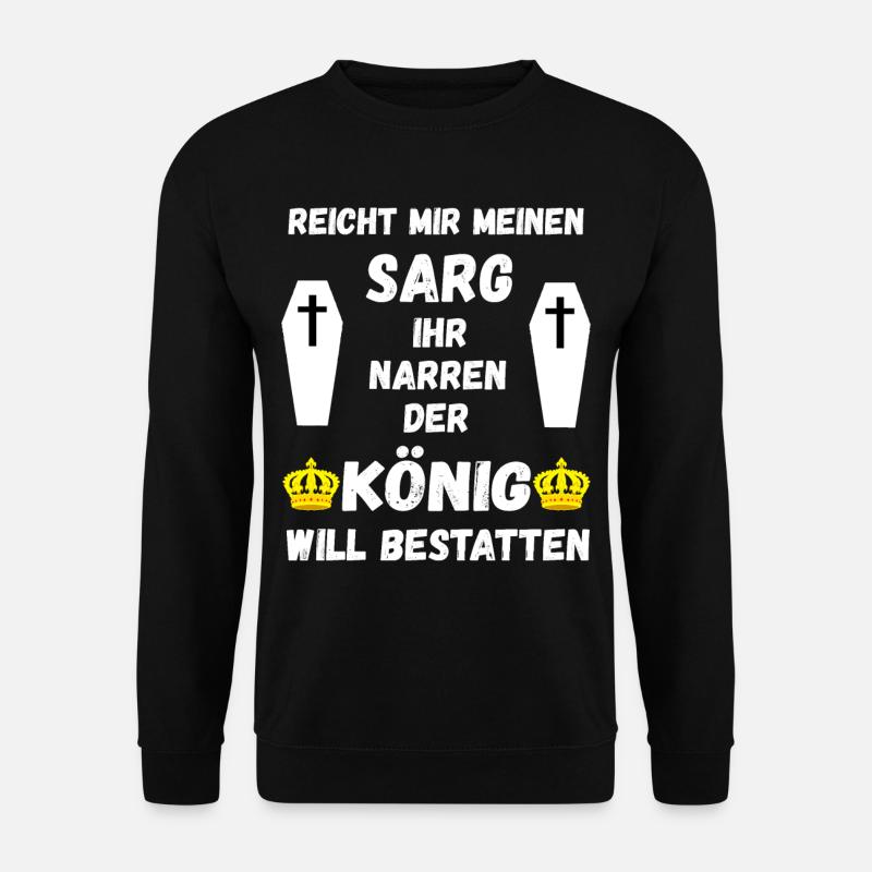 Lustige Bestatter Friedhof Bestattung Geschenke - Unisex Pullover - Schwarz