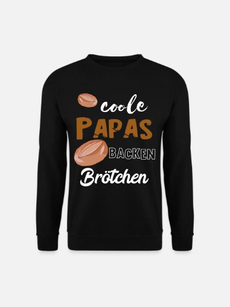 Bäcker Konditor Brötchen Backen Bäckerei Geschenke - Unisex Pullover - Schwarz