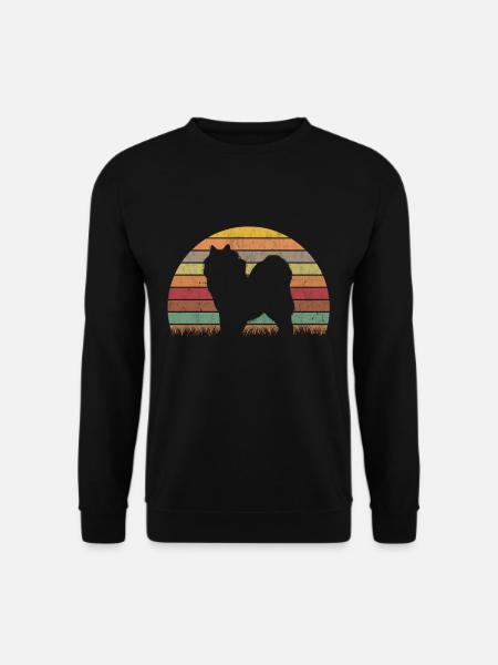 Samoyed vintage sled dog Samoyed - Unisex Sweatshirt - black