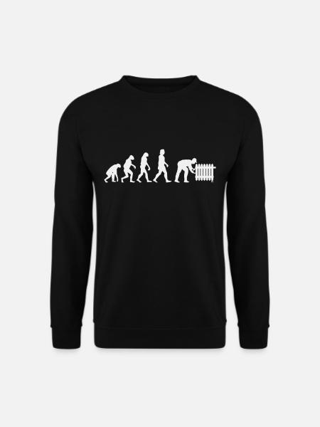 Heizungsbauer Evolution Heizung Anlagenmechaniker - Unisex Pullover - Schwarz