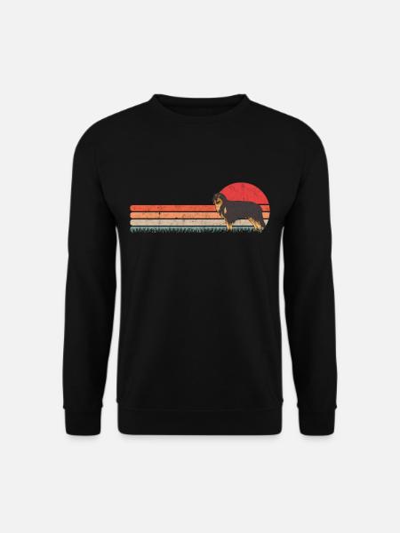 Hovawart Vintage Hundebesitzer Hunde Geschenk - Unisex Pullover - Schwarz