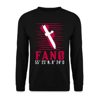Fanö coordonnées Fanø vacances Danemark Idée cadeau - Sweat-shirt Unisexe - noir - Devant - Alina (178cm) & Michal (187cm)