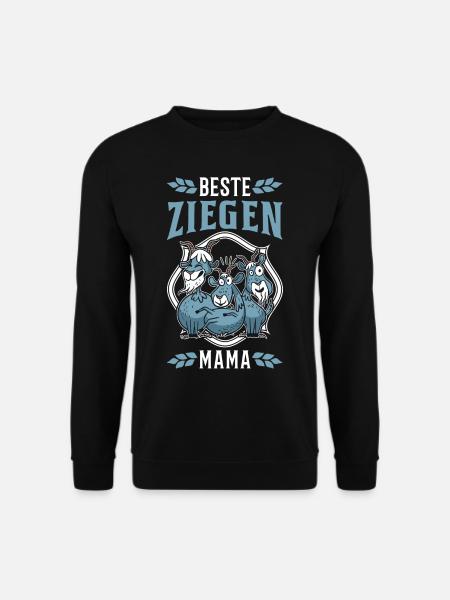 Beste Ziegen Mama Ziegenwirtin Ziegenzüchterin - Unisex Pullover - Schwarz