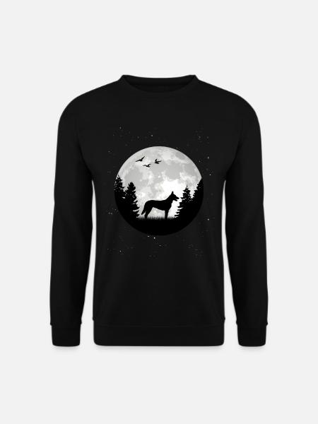 Hollandse Herder Mond Holländischer Schäferhund - Unisex Pullover - Schwarz
