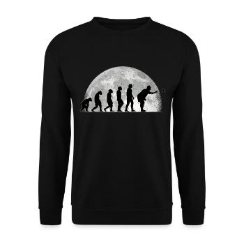 Boccia Evolution Lune Pétanque pétanque - Sweat-shirt Unisexe - noir - Devant - Alina (178cm) & Michal (187cm)