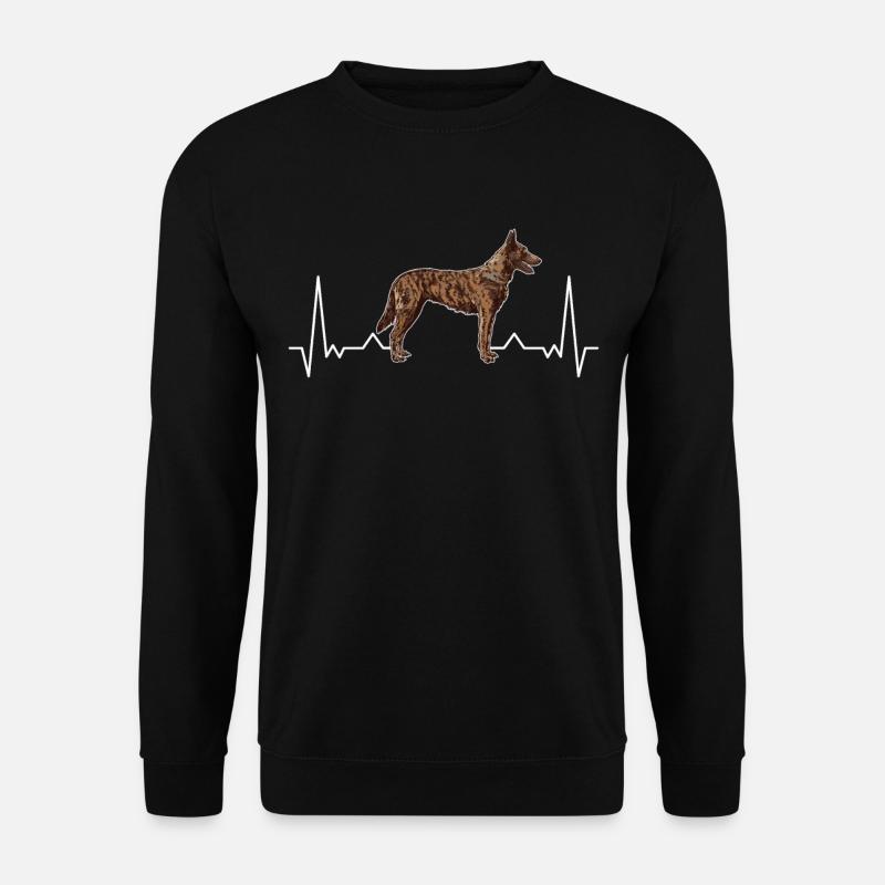 Hollandse Herder Spruch Holländischer Schäferhund - Unisex Pullover - Schwarz