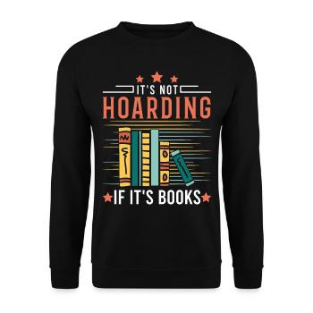 Lire les livres Bouquin Books Leeratte - Sweat-shirt Unisexe - noir - Devant - Alina (178cm) & Michal (187cm)