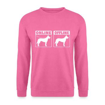 Hollandse Herder Sort chien de berger hollandais - Sweat-shirt Unisexe - rose - Devant